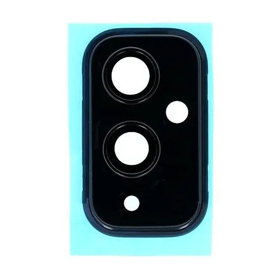 Camera Lens Glass with Frame for OnePlus 9 Black image 2