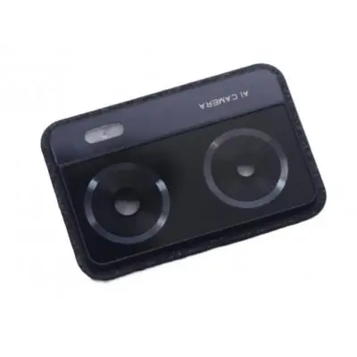 Camera Lens Glass with Frame for Oppo A57 4G 2022 Black