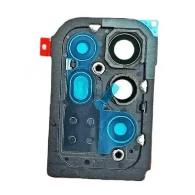 Camera Lens Glass with Frame for Oppo F19 Pro Plus 5G White image 3