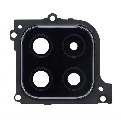 Camera Lens Glass with Frame for Samsung Galaxy A22 5G Black image 2