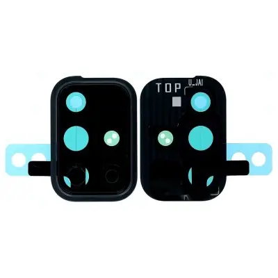 Camera Lens Glass with Frame for Samsung Galaxy A71 Black