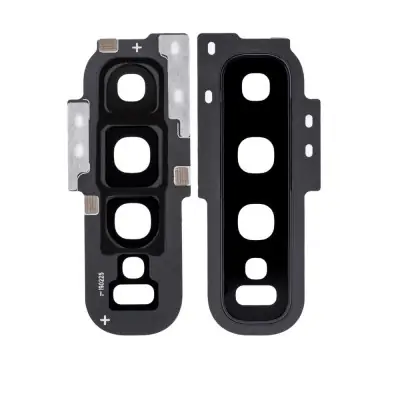 Camera Lens Glass with Frame for Samsung Galaxy S10 Black