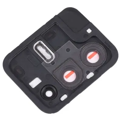 Camera Lens Glass with Frame for Vivo V23 5G Black image 2