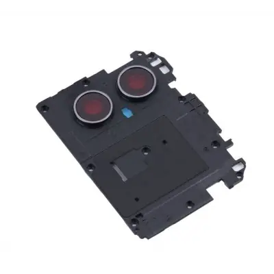 Camera Lens Glass with Frame for Xiaomi Poco M4 5G Blue
