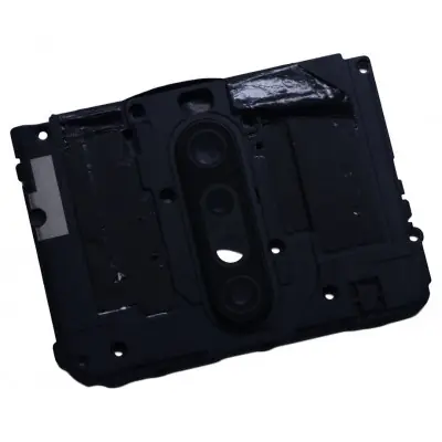 Camera Lens Glass with Frame for Xiaomi Poco X2 Black