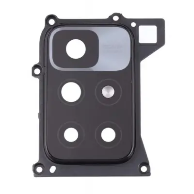 Camera Lens Glass with Frame for Xiaomi Redmi 10 Prime Black