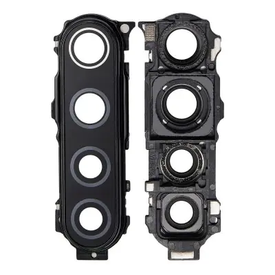 Camera Lens Glass with Frame for Xiaomi Redmi Note 8 Black