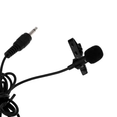 Collar Clip On Microphone for Samsung Galaxy M31 - Professional Condenser Noise Cancelling Mic
