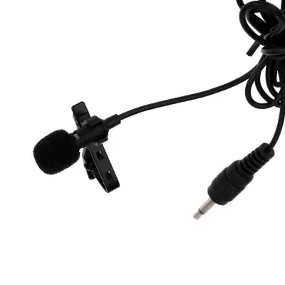 Collar Clip On Microphone for Samsung Galaxy S23 Ultra - Professional Condenser Noise Cancelling Mic