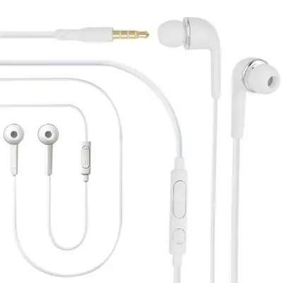 Earphone for Samsung Galaxy S10 - Handsfree, In-Ear Headphone, White