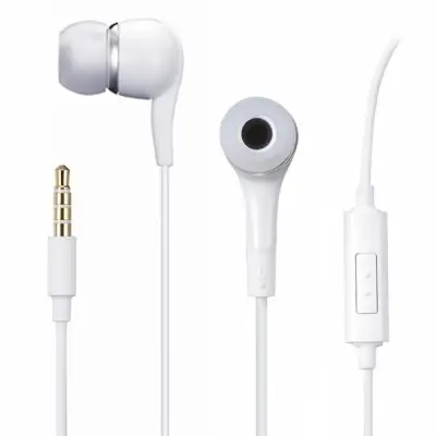 Earphone for Samsung Galaxy S9 - Handsfree, In-Ear Headphone, White