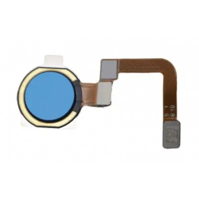 Fingerprint Sensor with Flex Cable for Realme 5 Pro Blue image 2