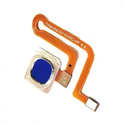 Fingerprint Sensor with Flex Cable for Vivo Y12 Blue image 3