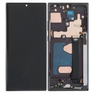 LCD with Touch Screen for Samsung Galaxy Note 20 Ultra 5G - Black (display glass combo folder)