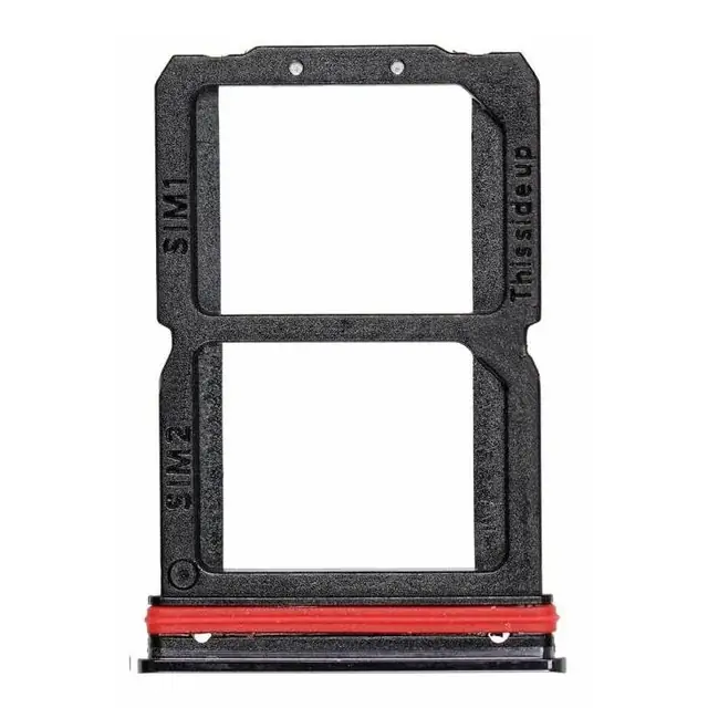 SIM Card Holder Tray for OnePlus 7 - Black image 3