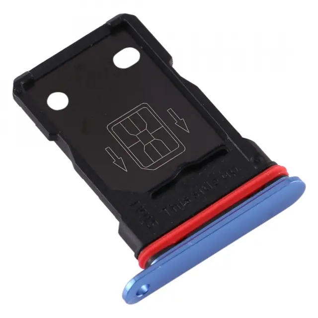 SIM Card Holder Tray for OnePlus 7T - Blue image 2