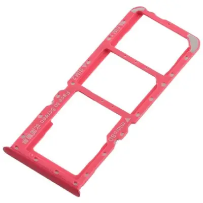 SIM Card Holder Tray for Oppo A3s - Red