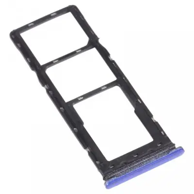 SIM Card Holder Tray for Tecno Spark 6 Air - Blue image 2