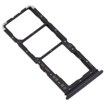 SIM Card Holder Tray for Vivo Y50 - Black