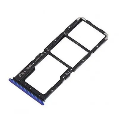 SIM Card Holder Tray for Vivo Y91 - Blue