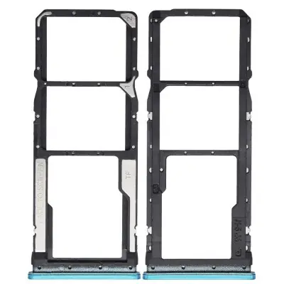 SIM Card Holder Tray for Xiaomi Redmi Note 9 Pro - Blue