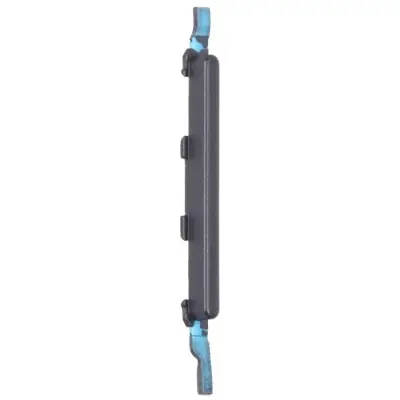 Volume Side Button Outer for Xiaomi Poco M3 Black - Plastic Key