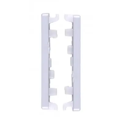 Volume Side Button Outer for Xiaomi Redmi Note 9 White - Plastic Key