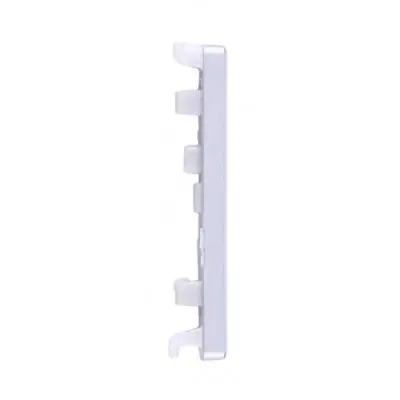 Volume Side Button Outer for Xiaomi Redmi Note 9 White - Plastic Key image 3